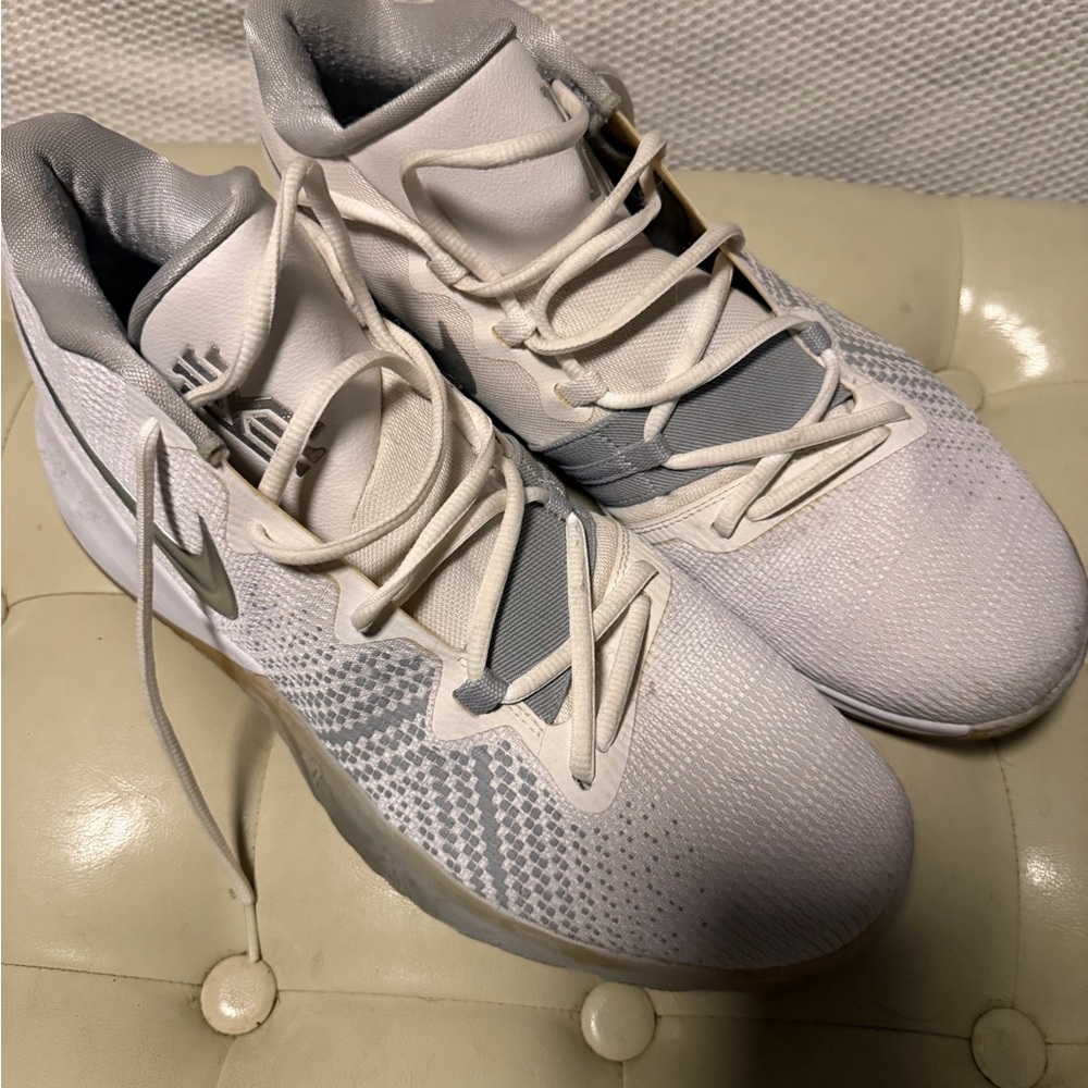 Nike White and Gray Sneakers
